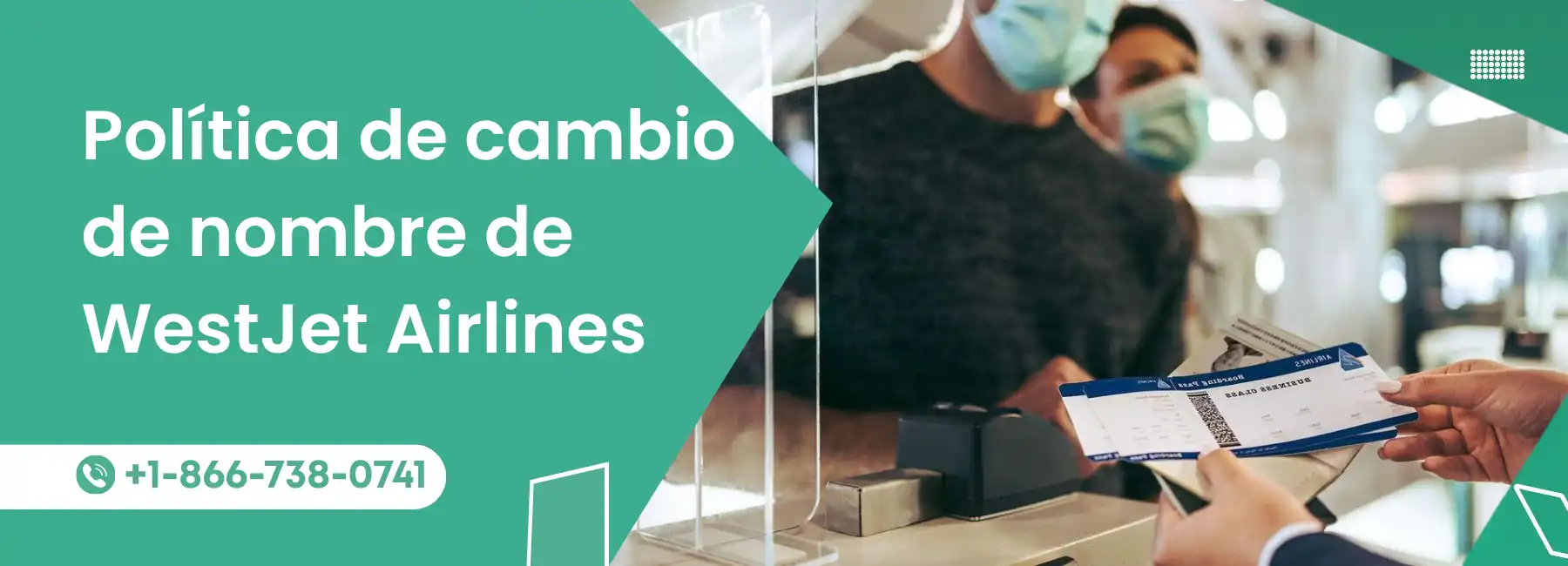Política de cambio de nombre de WestJet Airlines