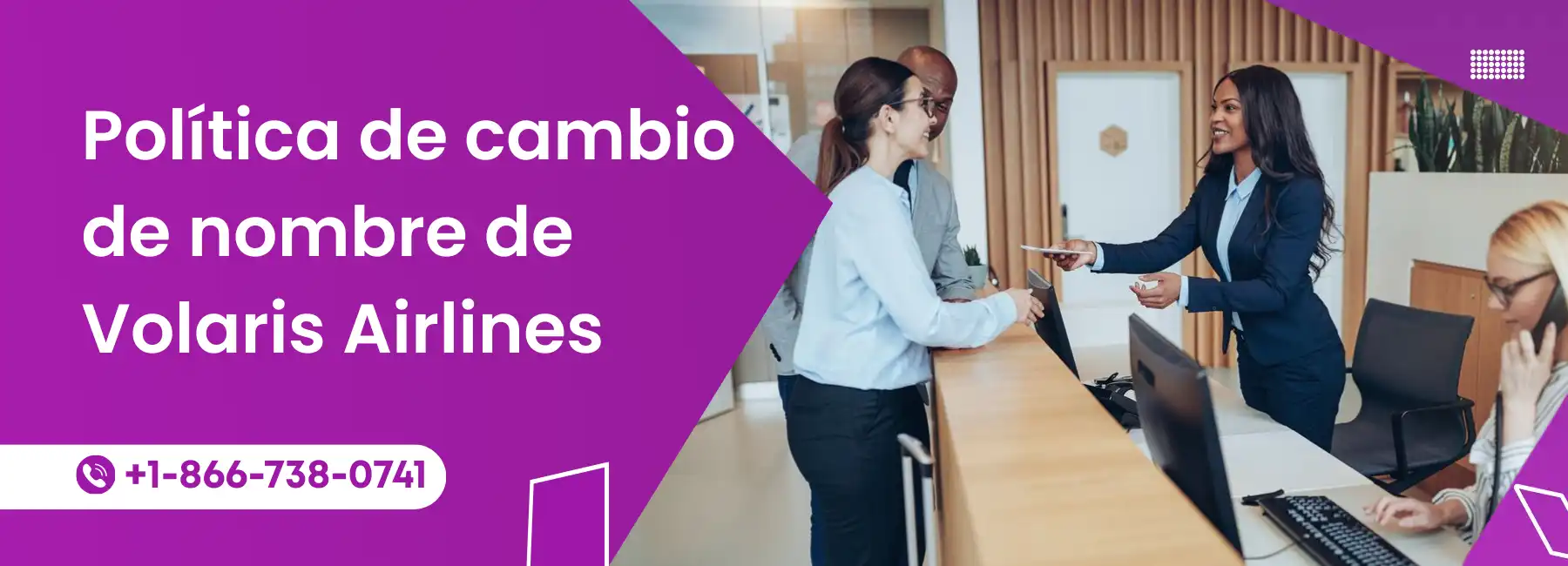 Política de cambio de nombre de Volaris Airlines