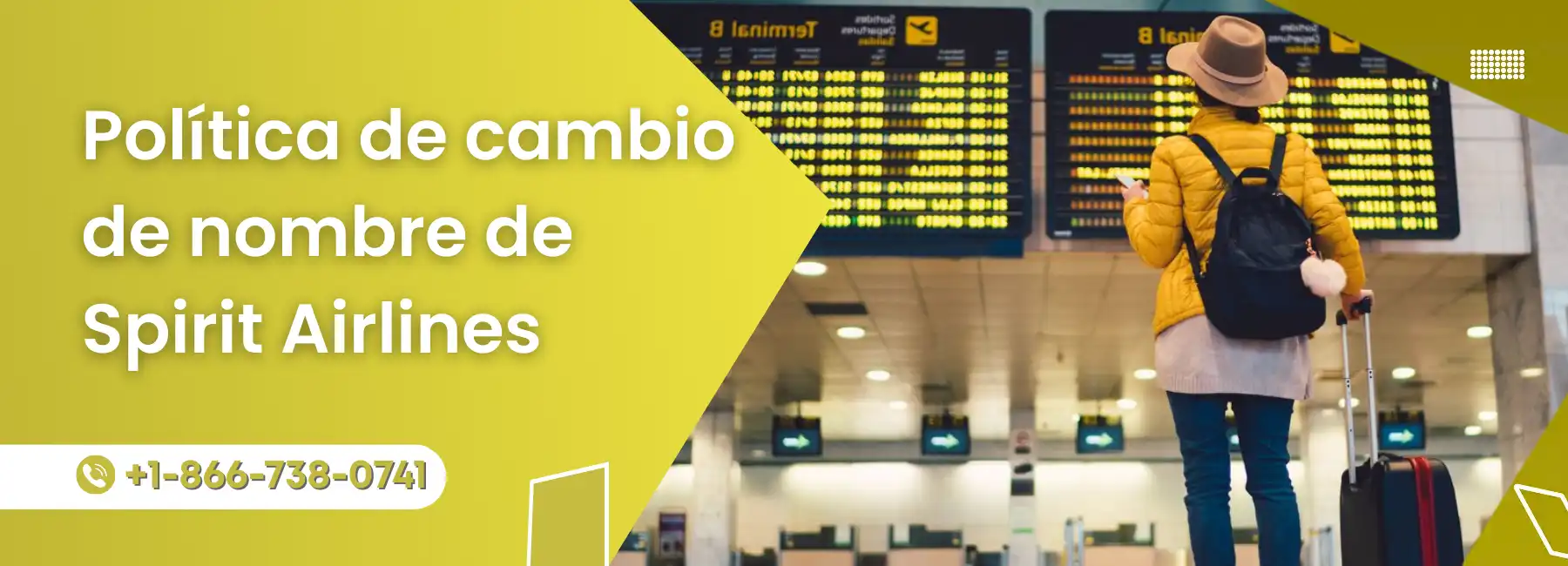 Política de cambio de nombre de Spirit Airlines